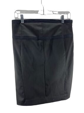 Express Design Studio Black Lace-Up Mini Pencil Skirt Women's Size 6